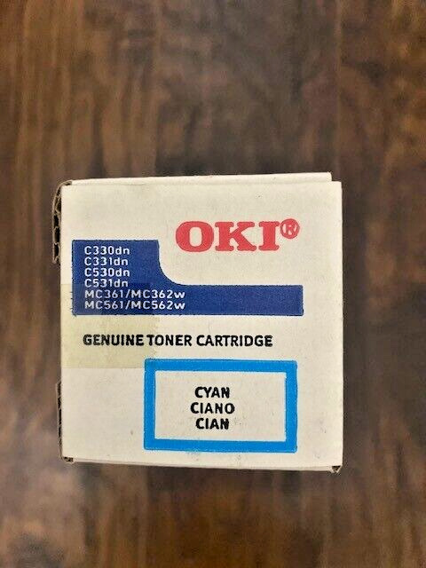 Genuine OKI 44469703 Cyan Standard Yield Toner Cartridge (2722845)