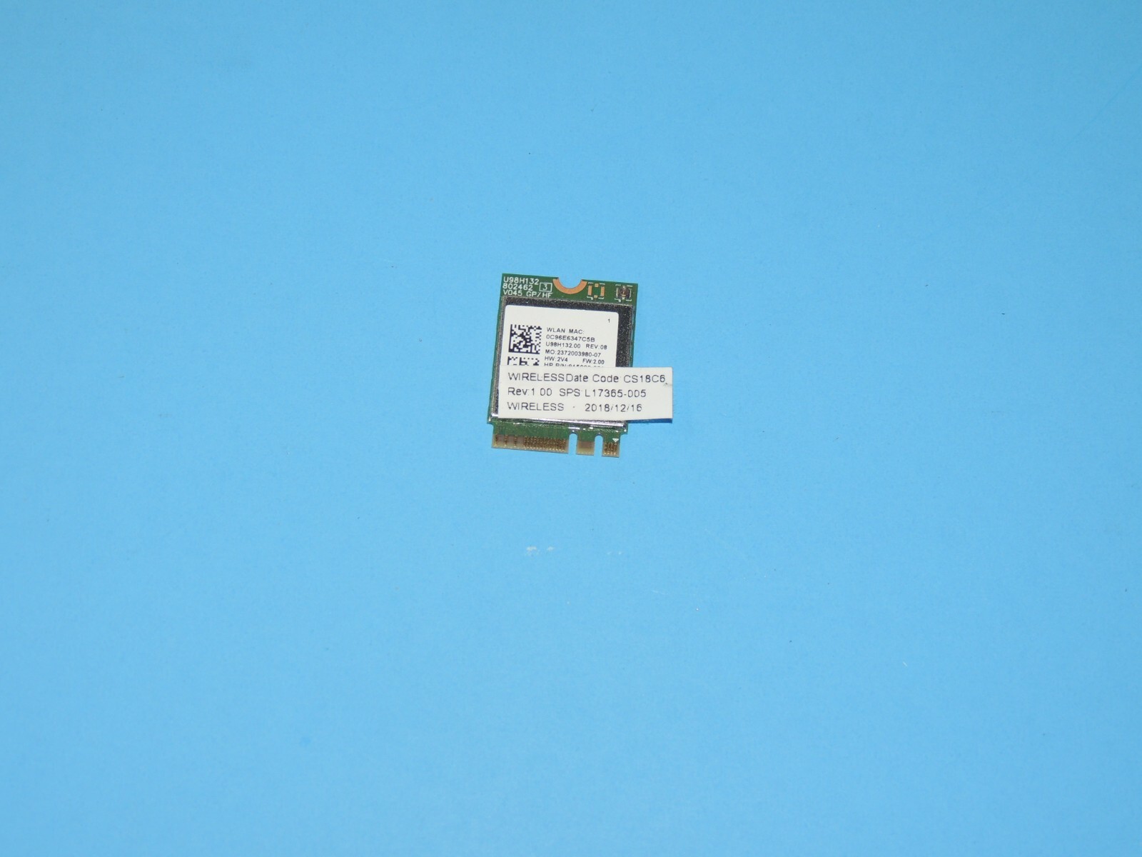 L17365-005 U98H132 HP 17-ac0095nr WIRELESS BLUETOOTH CARD