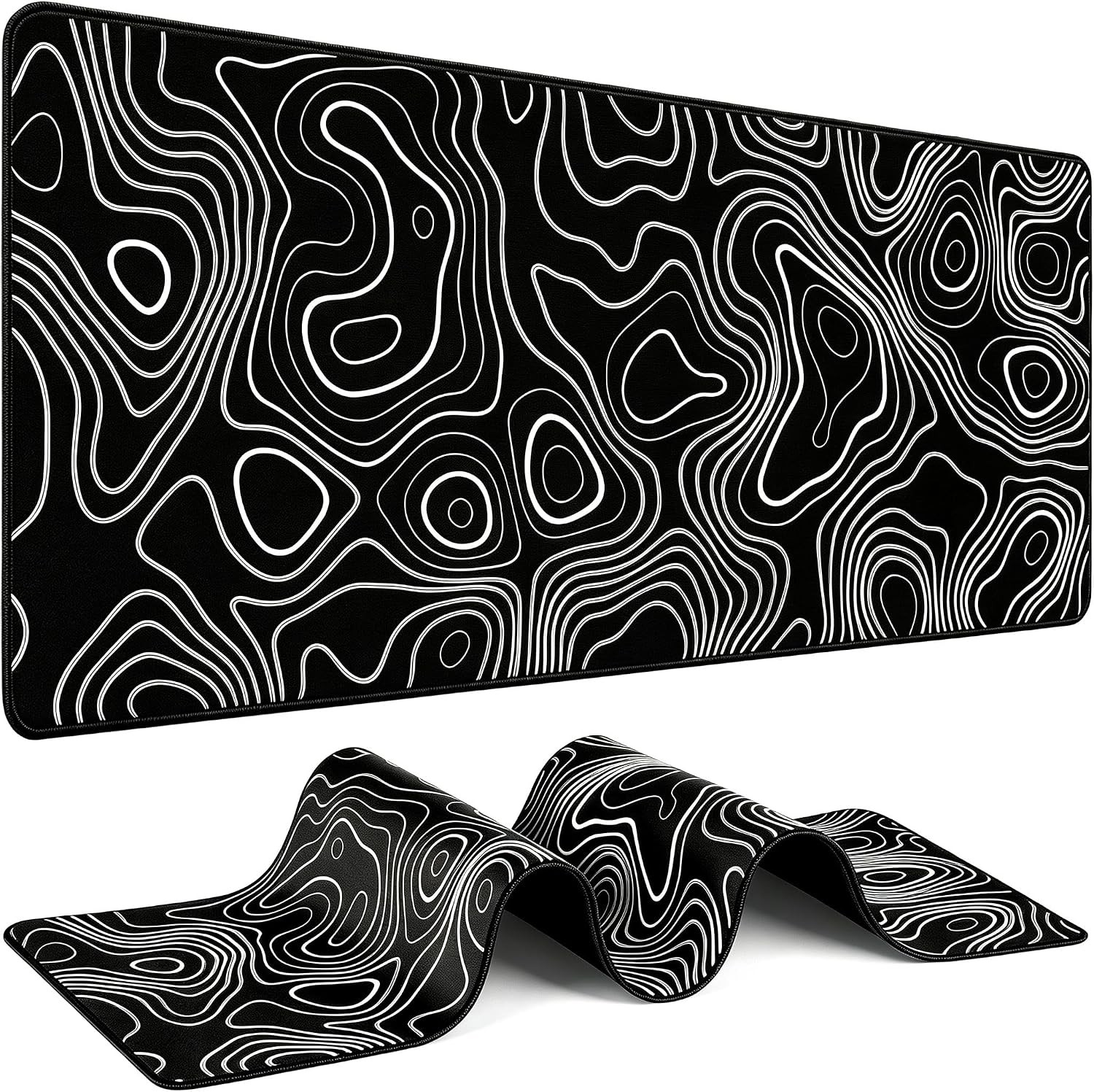 Mouse Pad Gaming - Desk Mat for Keyboard and Mouse - Large Mouse Pads for Desk,