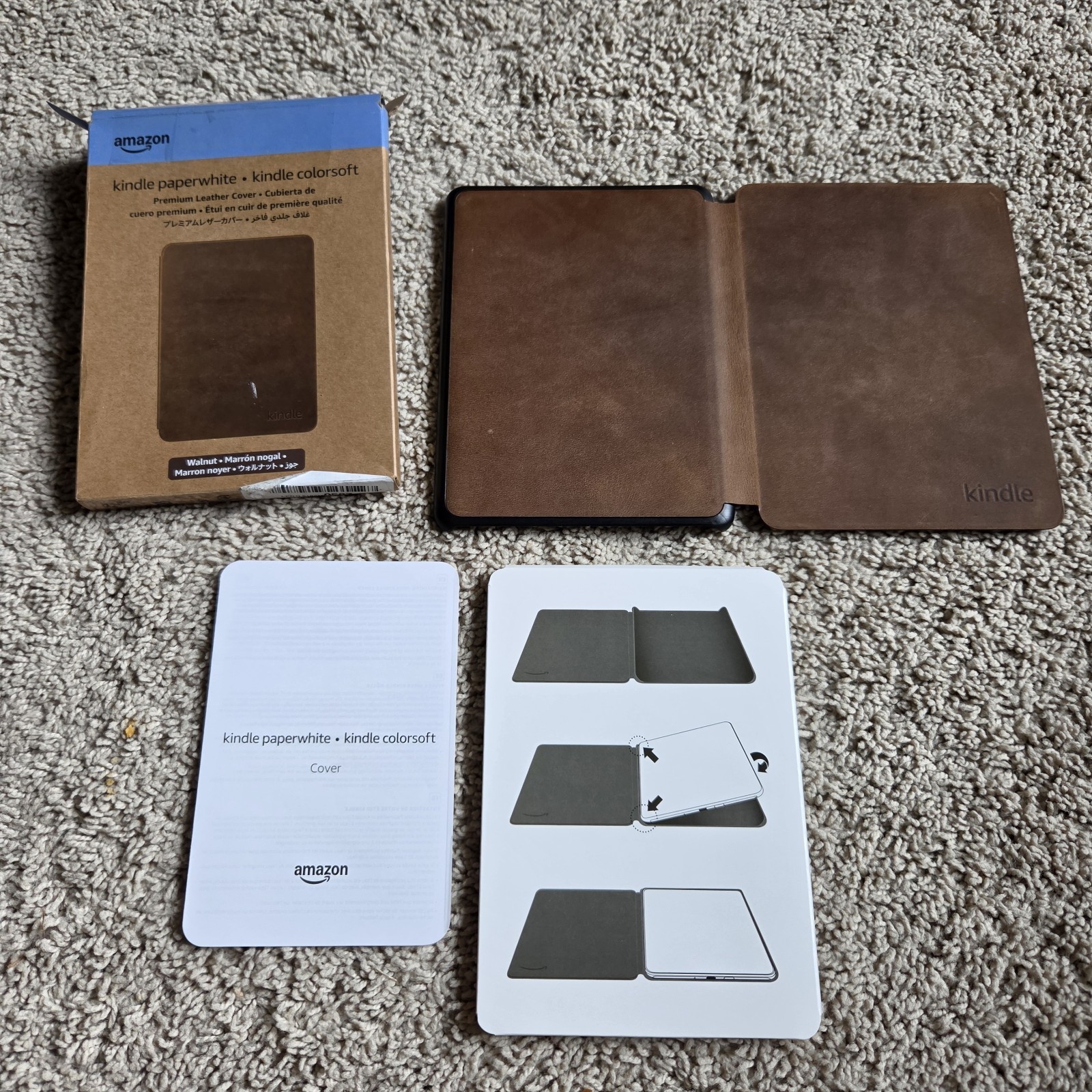 Amazon Kindle Paperwhite and Kindle Colorsoft Case, Lightweight and Foldable 