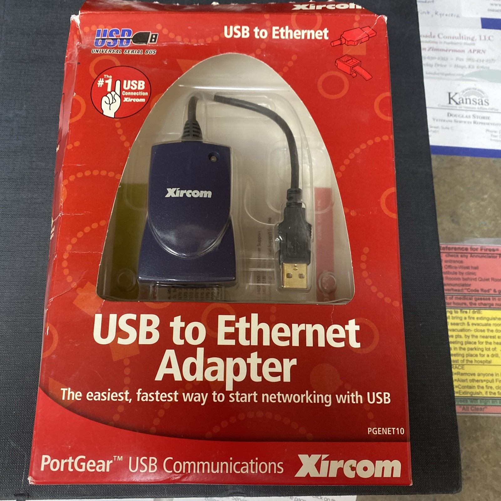 Portgear Xircom USB to USB Networking Adapter USB To Ethernet Adapter