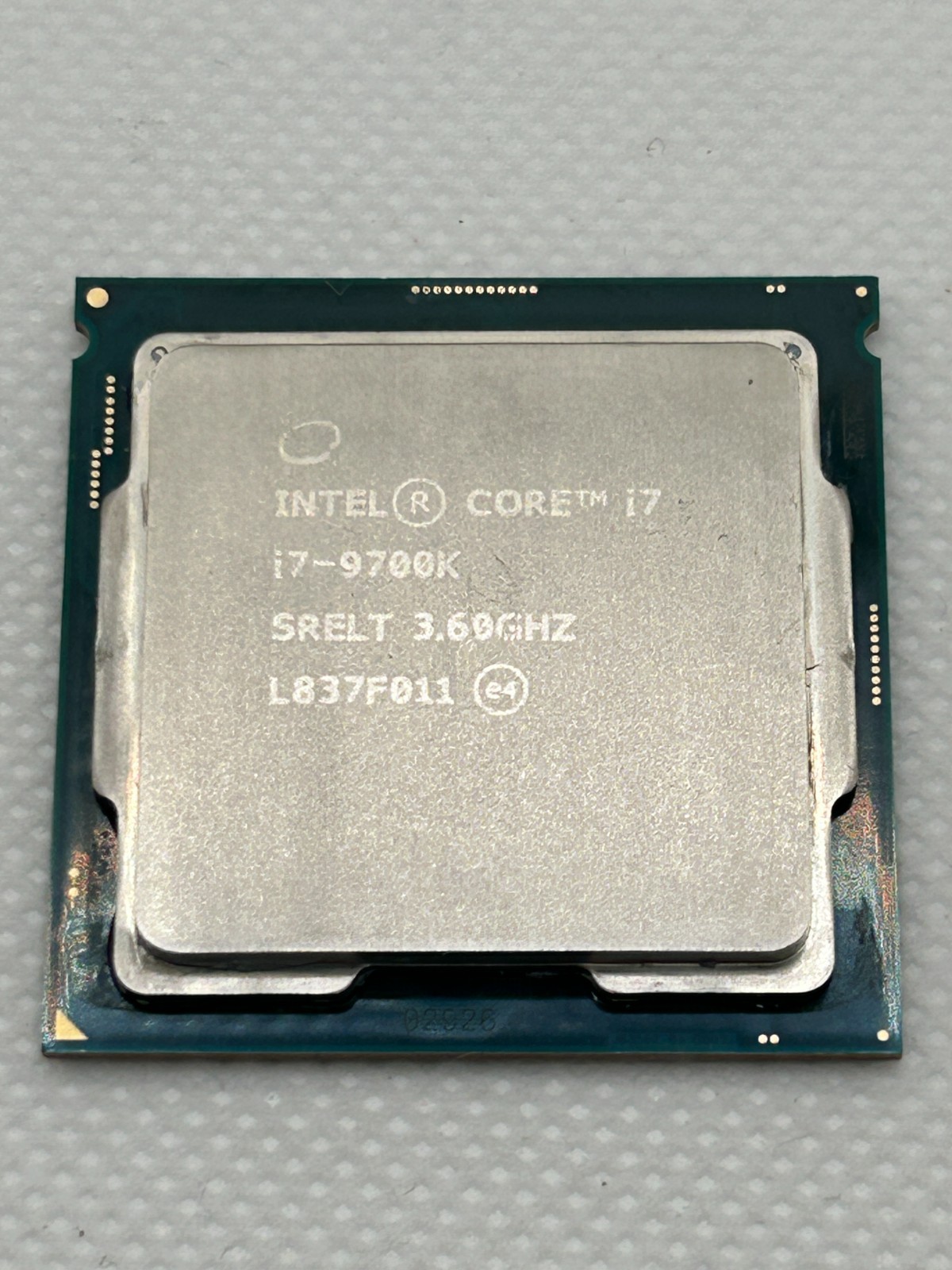 Intel Core i7 9700K 3.60GHz 8 Core SRELT 8 Thread LGA 1151 Works Perfect Tested