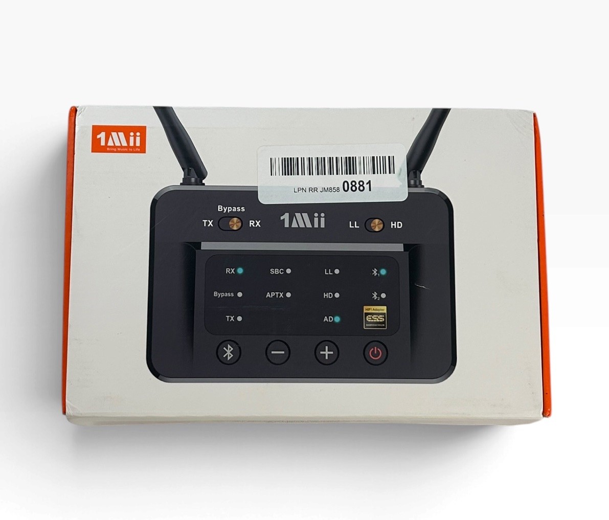 1Mii B03 Pro Bluetooth 5.3 Transmitter Receiver Certified LDAC New Open Box