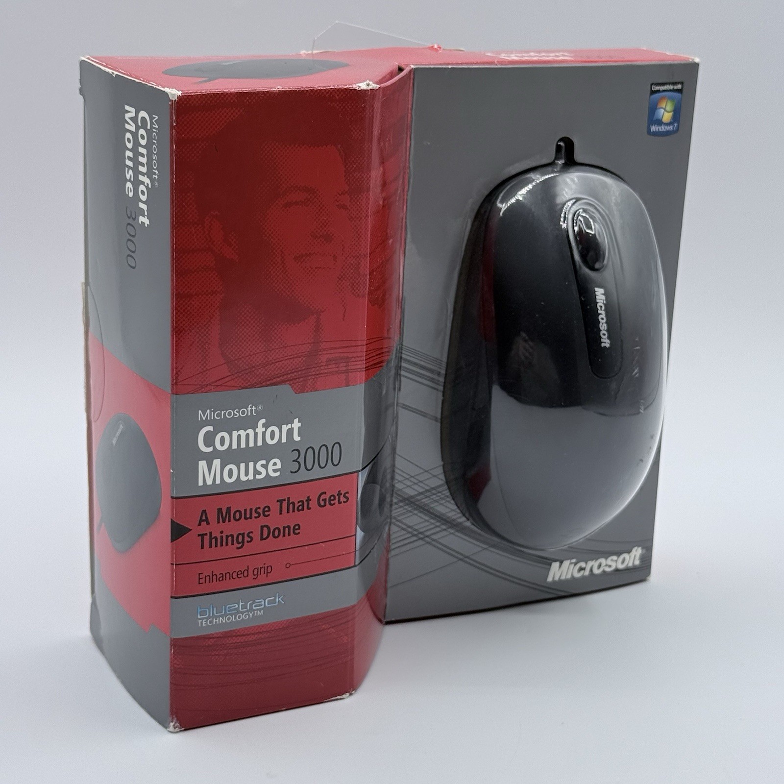 Microsoft Comfort Optical Mouse 3000 Wired Mouse - D1T-00002