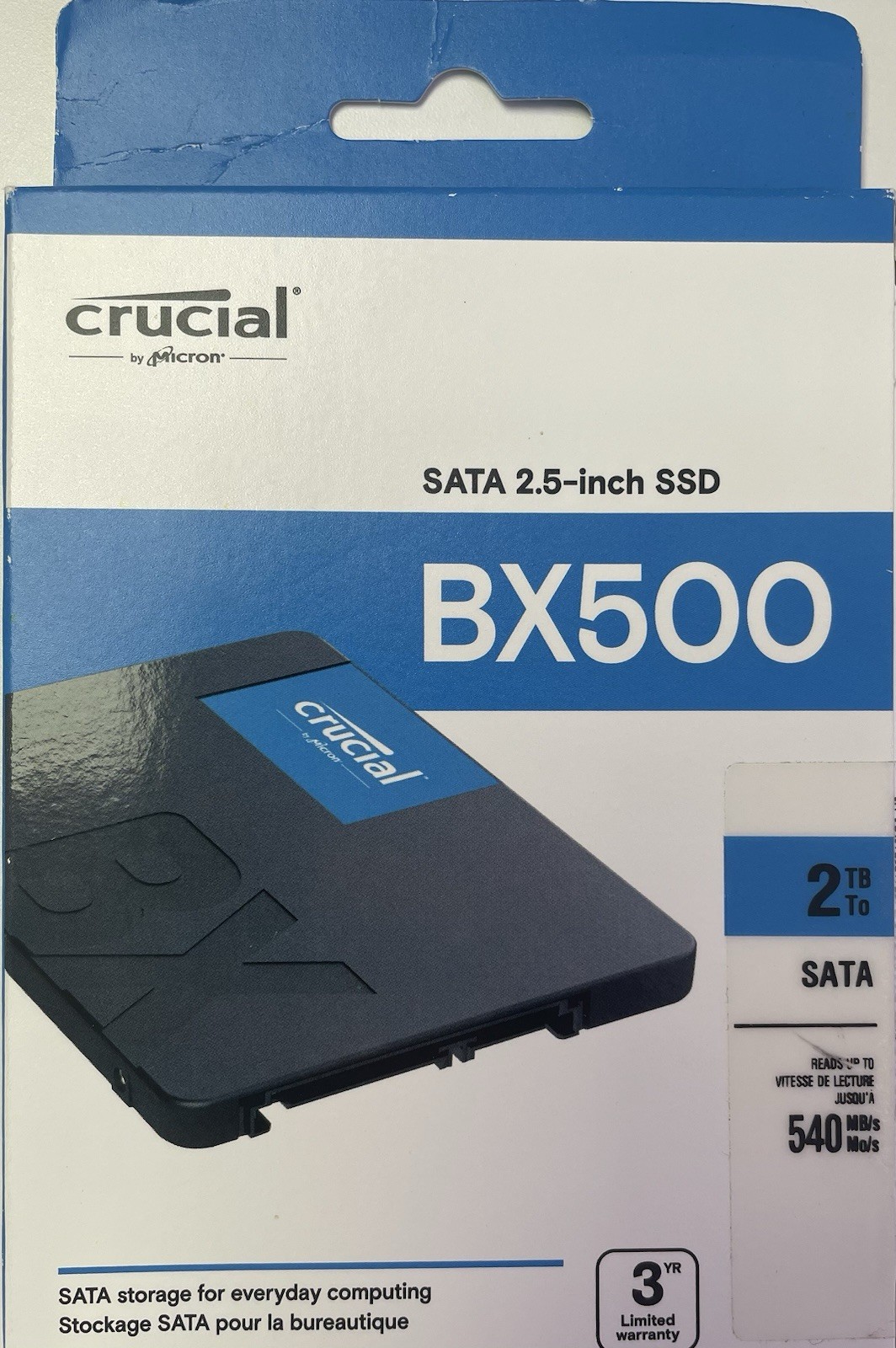 Crucial CT2000BX500SSD1 BX500 2TB SSD 2.5" SATA Internal Drive