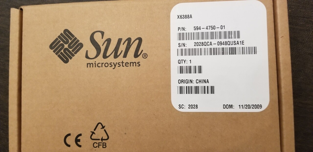 NEW Sun  X6388A Serial Attached SCSI (SAS) internal cable kit