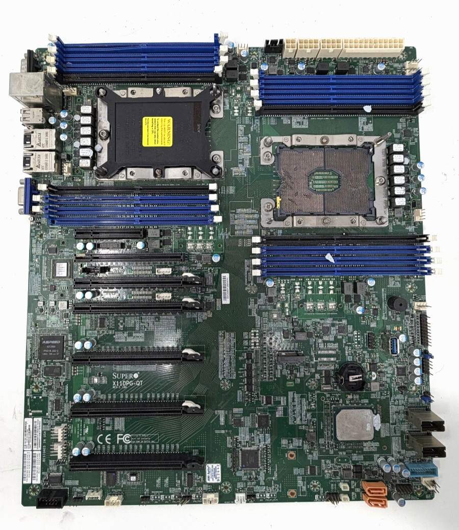 Supermicro X11DPG-QT Intel Chipset 2 Sockets LGA 3647 Motherboard FOR PARTS ONLY
