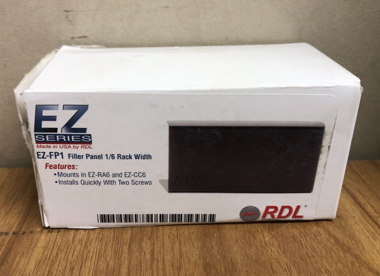 RDL EZ-FP1 - 1/6 Rack Width Filler Panel