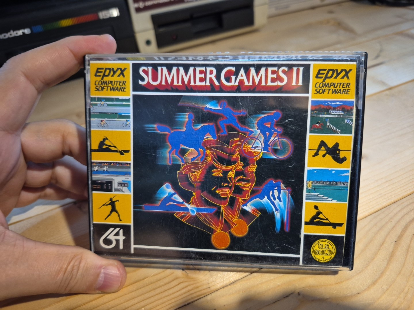 C64 : SUMMER GAMES 2 : ORIGINAL GAME X COMMODORE 64 TAPE EPYX