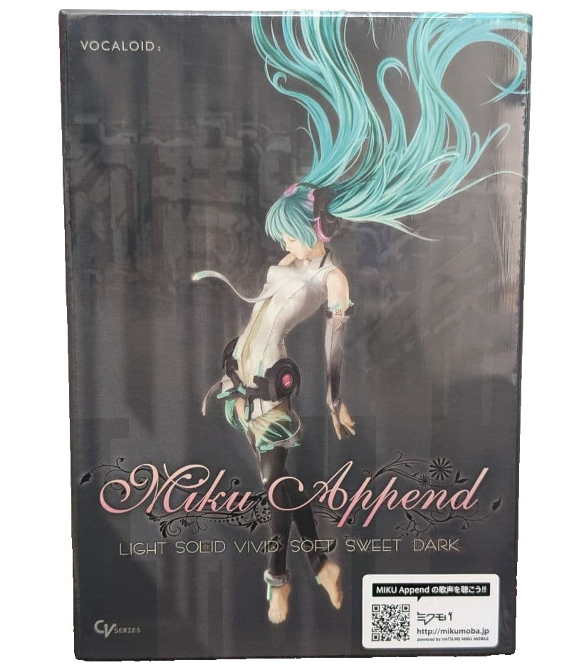 CRYPTON VOCALOID2 Hatsune Miku Append Library DVD Software Vocaloid