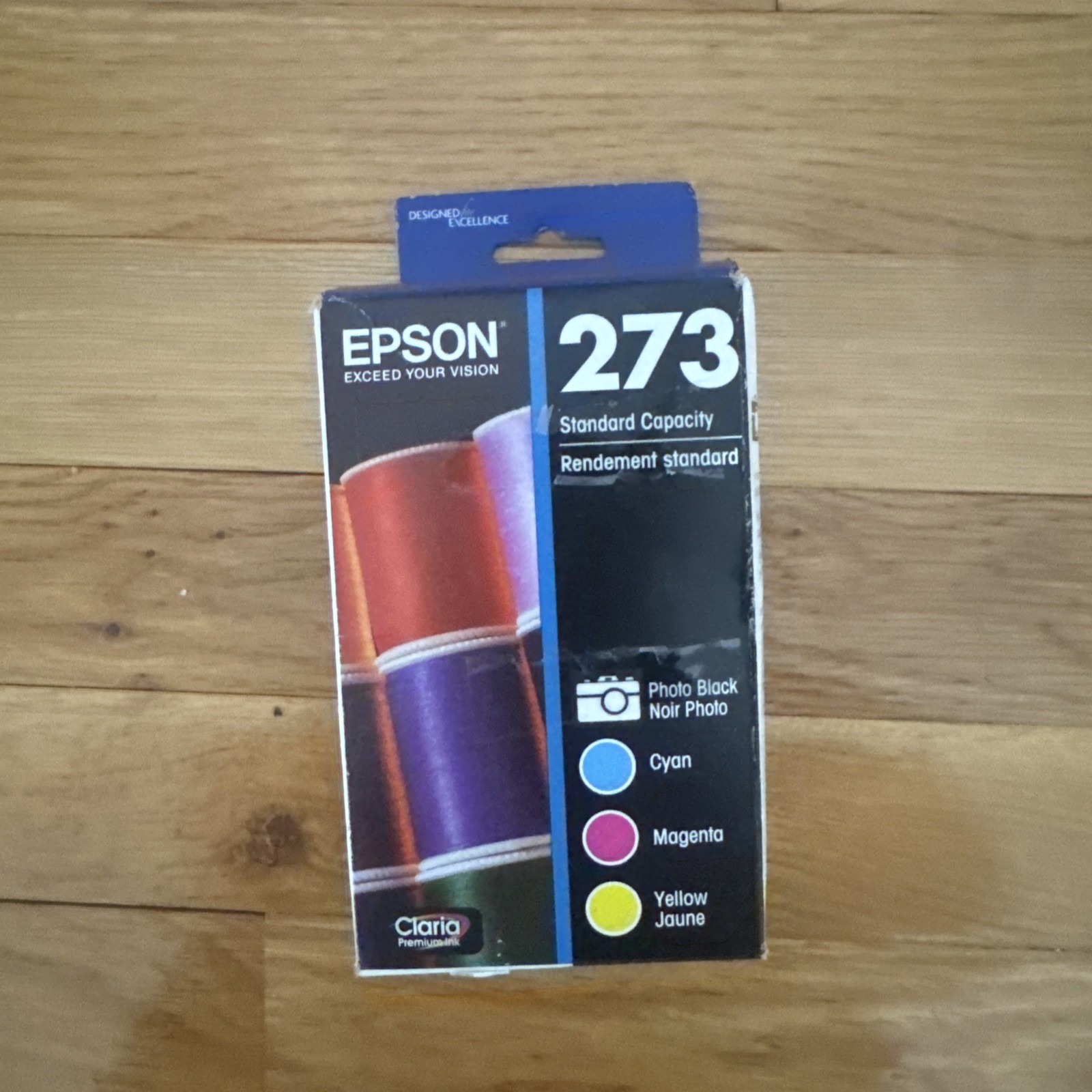 Epson 273 (T273520) Color Ink Cartridge - Cyan Magenta Yellow Black