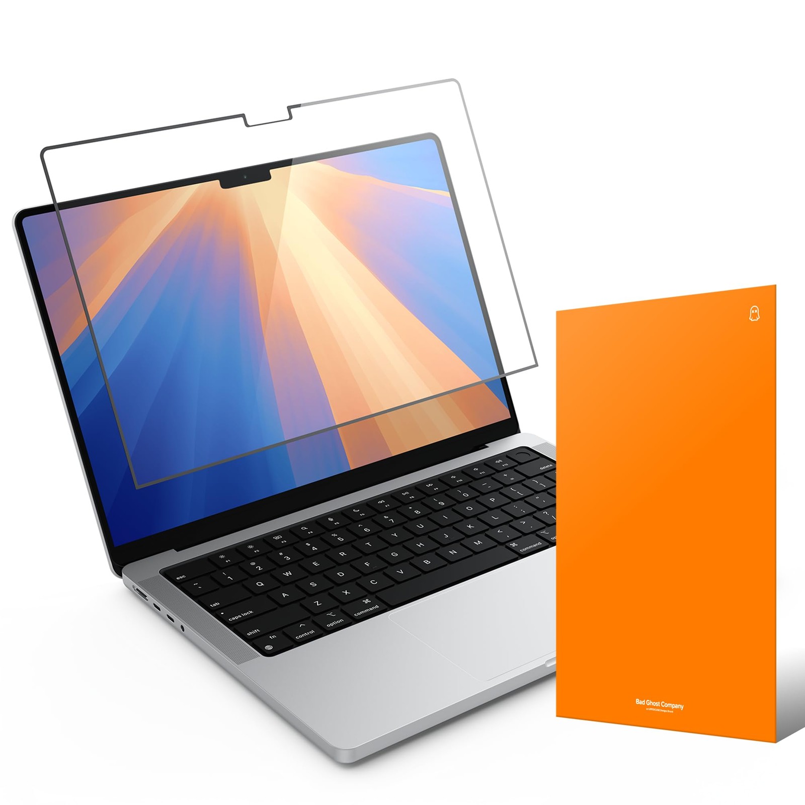 GhostView Premium Air-ttach Ultra Thin Clear MacBook Pro 14" (2021+), 