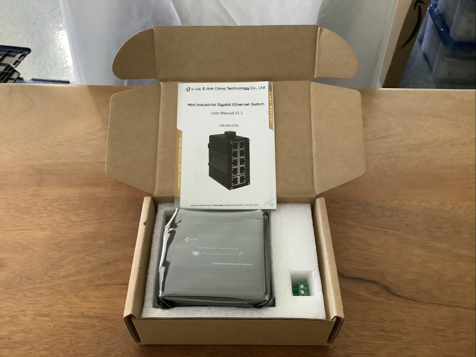 E-link Mini Industrial Gigabit Ethernet Switch LNK-IMC010G