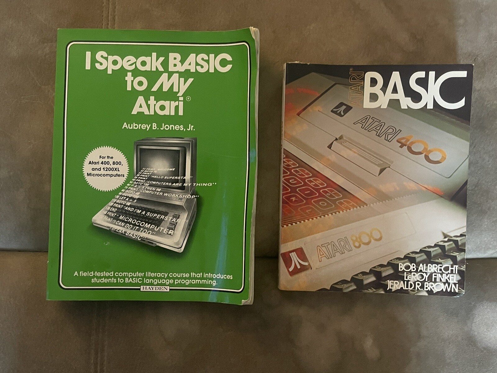 VTG LOT OF ATARI 400/800 BASIC PROGRAMMING BOOKS "I Speak BASIC to my ATARI"