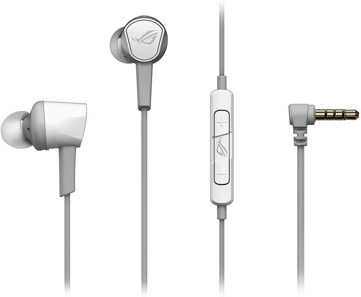 ASUS ROG Cetra II Core Moonlight White In-ear Gaming Headphones Liquid Silicone