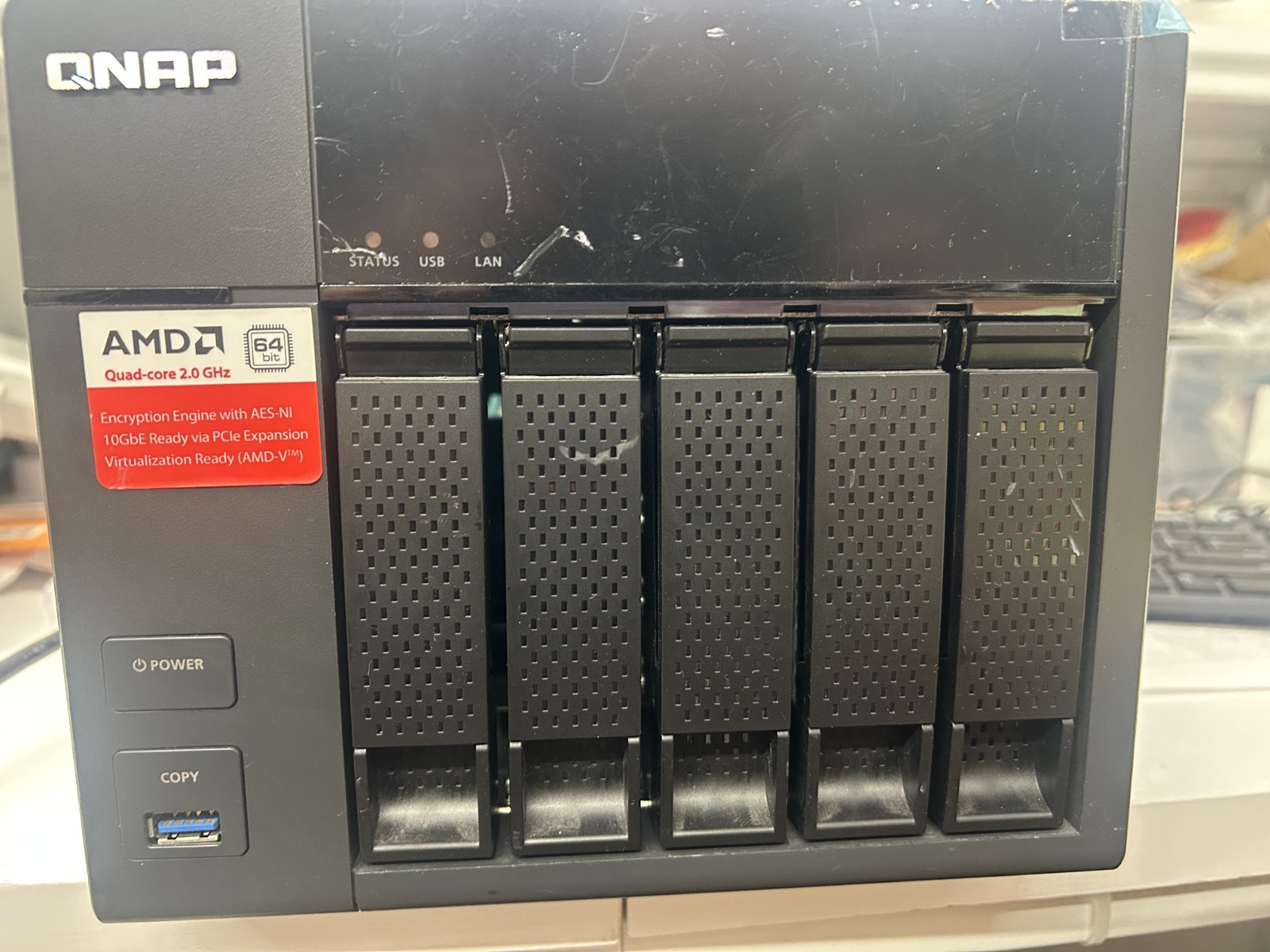 QNAP TS-563 5-Bay  NAS + Expansion PCI Slot - No Drives Included