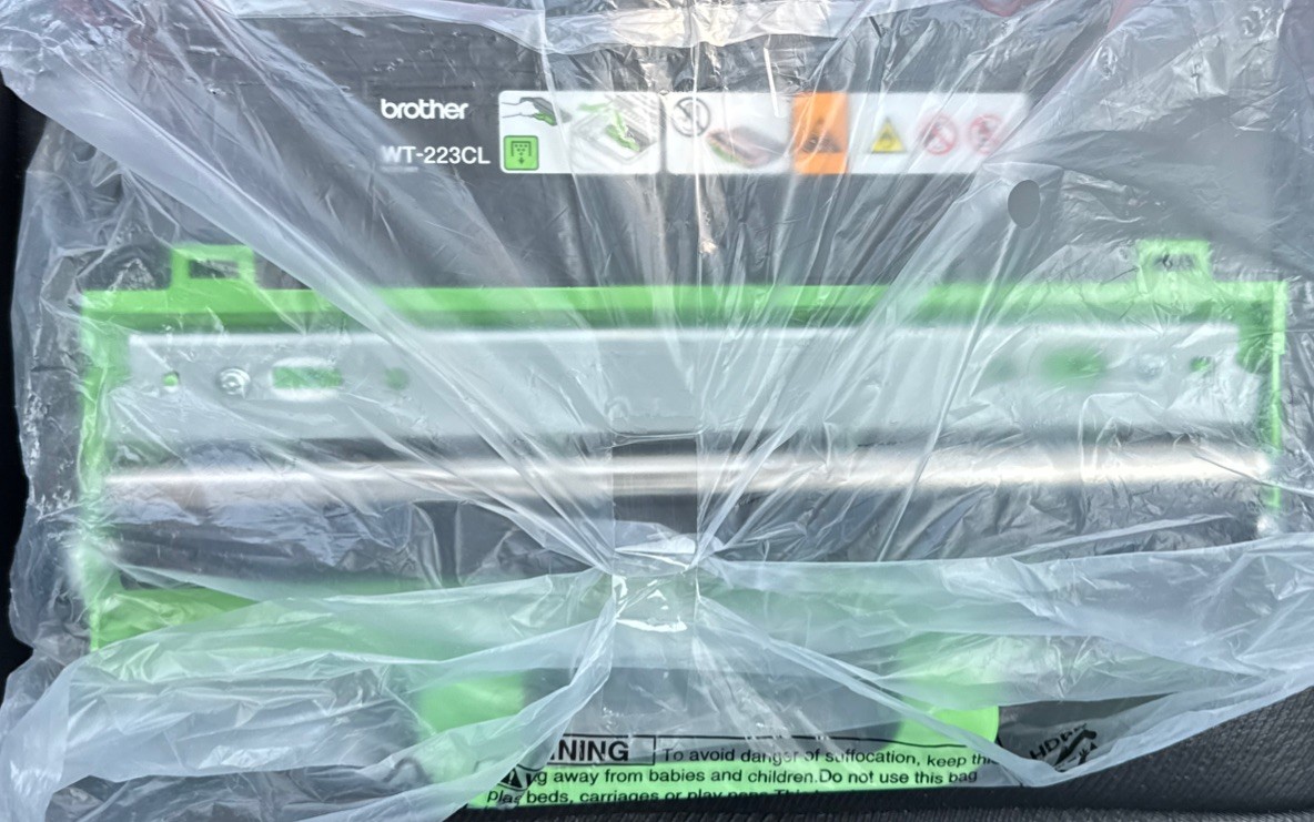 Brother Genuine Waste Toner Box Unit, WT223CL, for Brother HL/MFC Printers