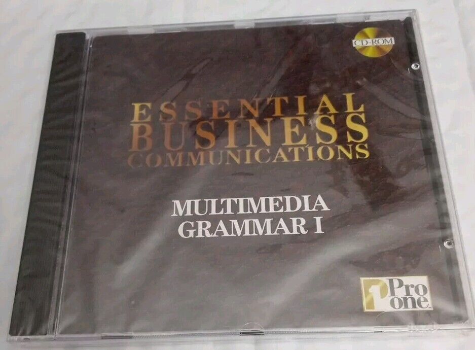 Essential Business Communications Multimedia Grammar 1 Windows 95 IBM PC CD ROM