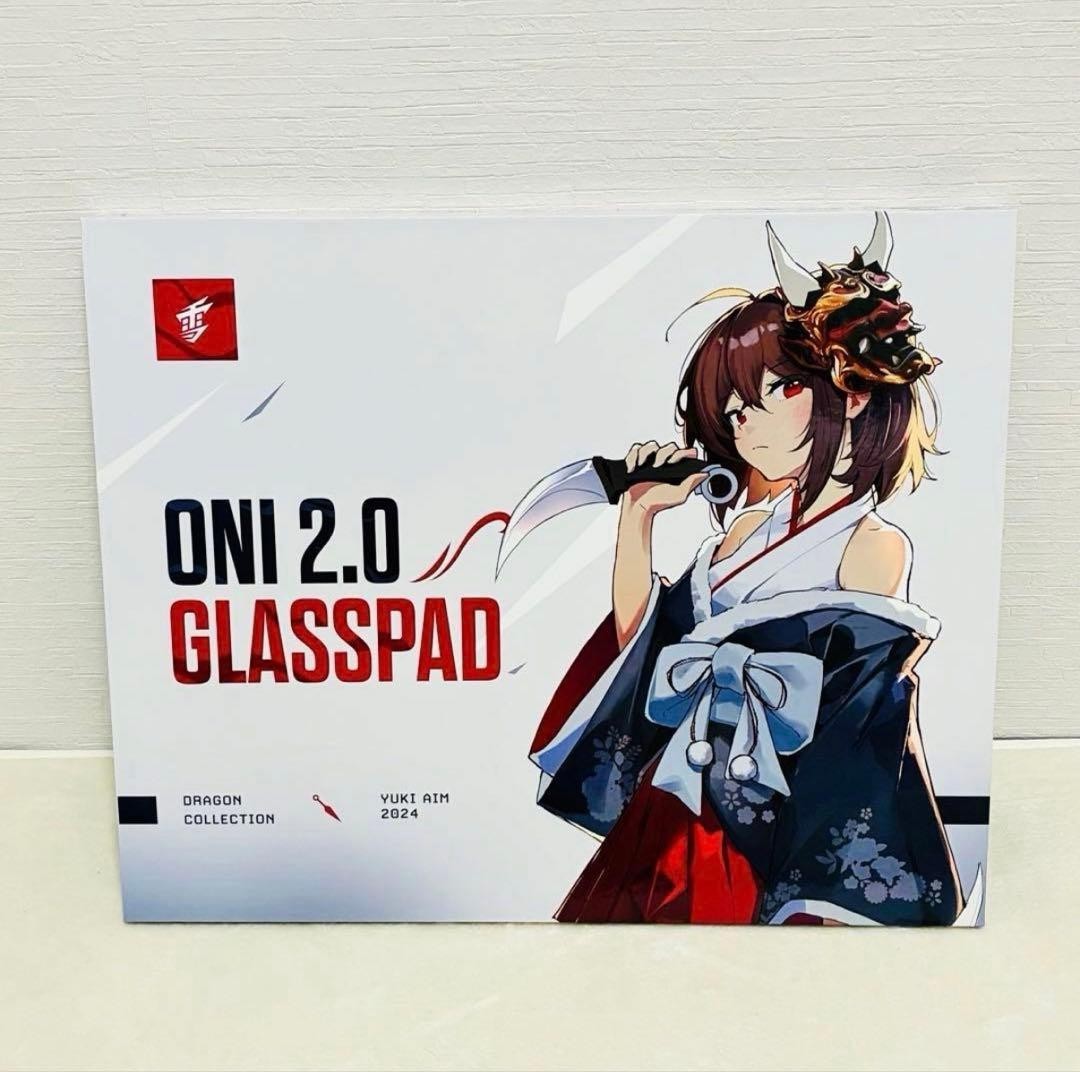 Yuki Aim  Oni 2.0  Dragon Collection Glass Mousepad