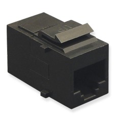 MODULE COUPLER CAT 5e BLACK