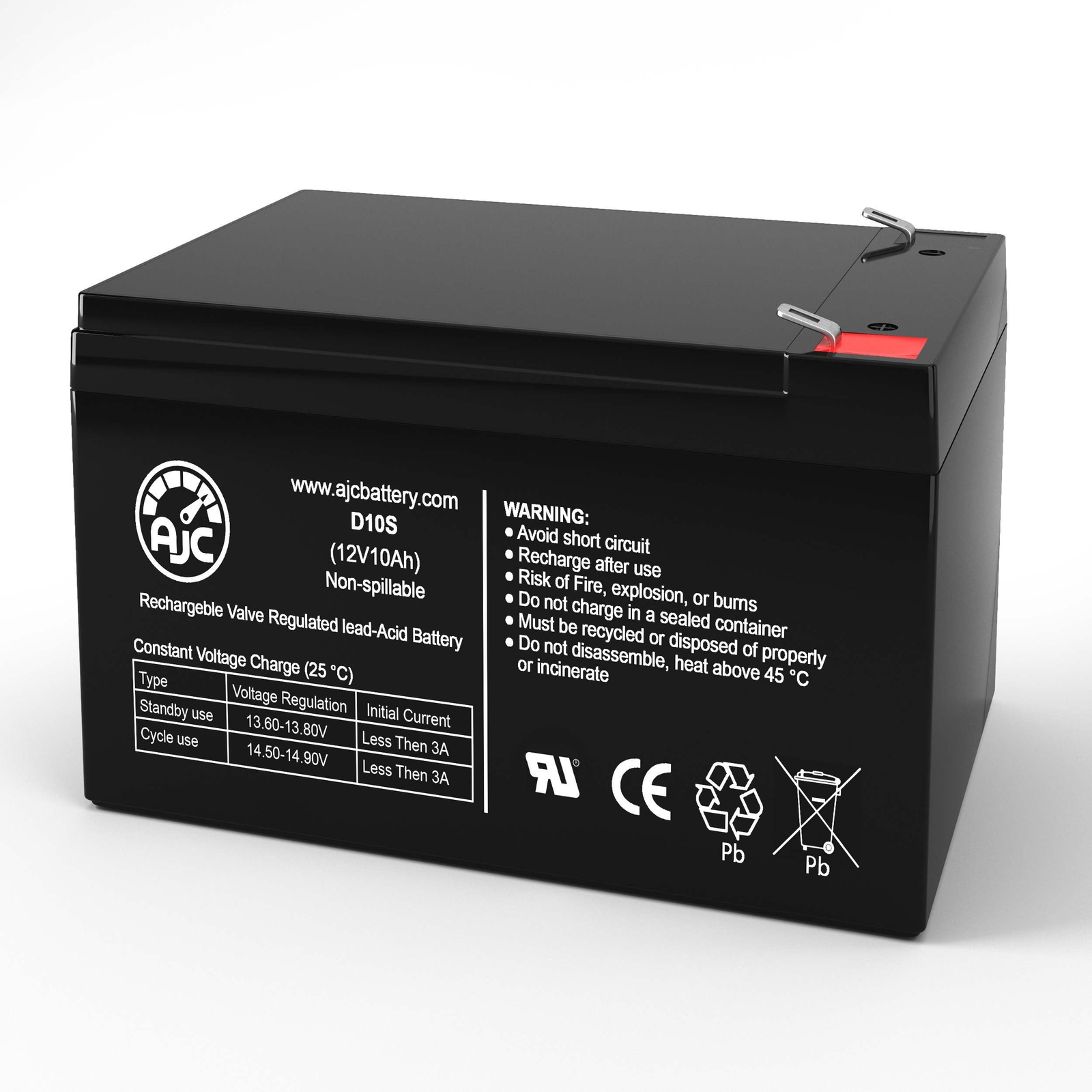 AJC Battery Compatible with CyberPower SmartApp PP1500SWT2 12V 10Ah UPS Battery