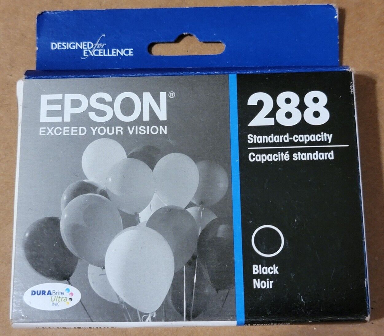 Epson DURABrite Ultra 288 T288120 Black Ink Cartridge New 3/2020