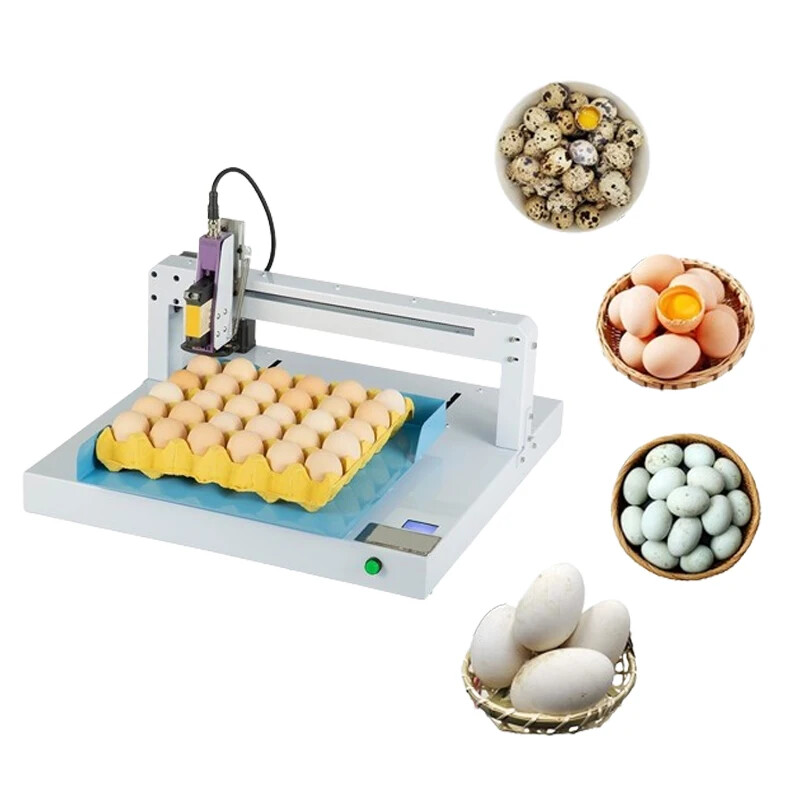 Inkjet Printer Egg Printing Coding Marking Machine Egg Stamping Device