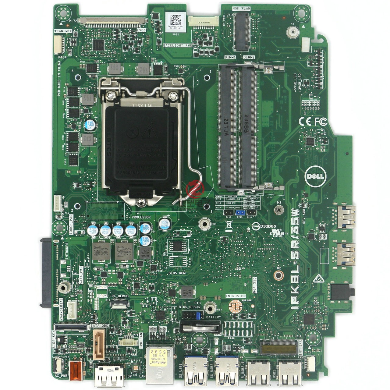 For DELL 3050 AIO Motherboard OptiPlex IPKBL-SR/35W CN-0P7V82