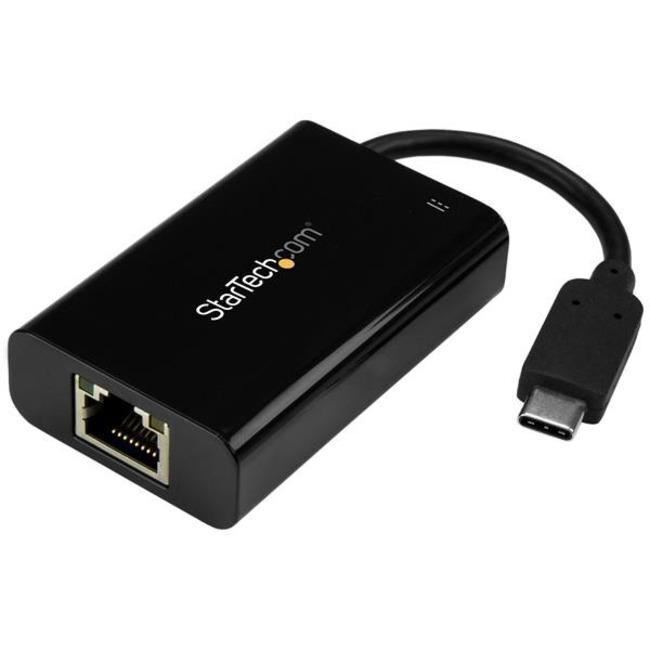 StarTech.com USB C to Gigabit Ethernet Adapter-Converter w-PD 2.0 - 1Gbps USB 3.