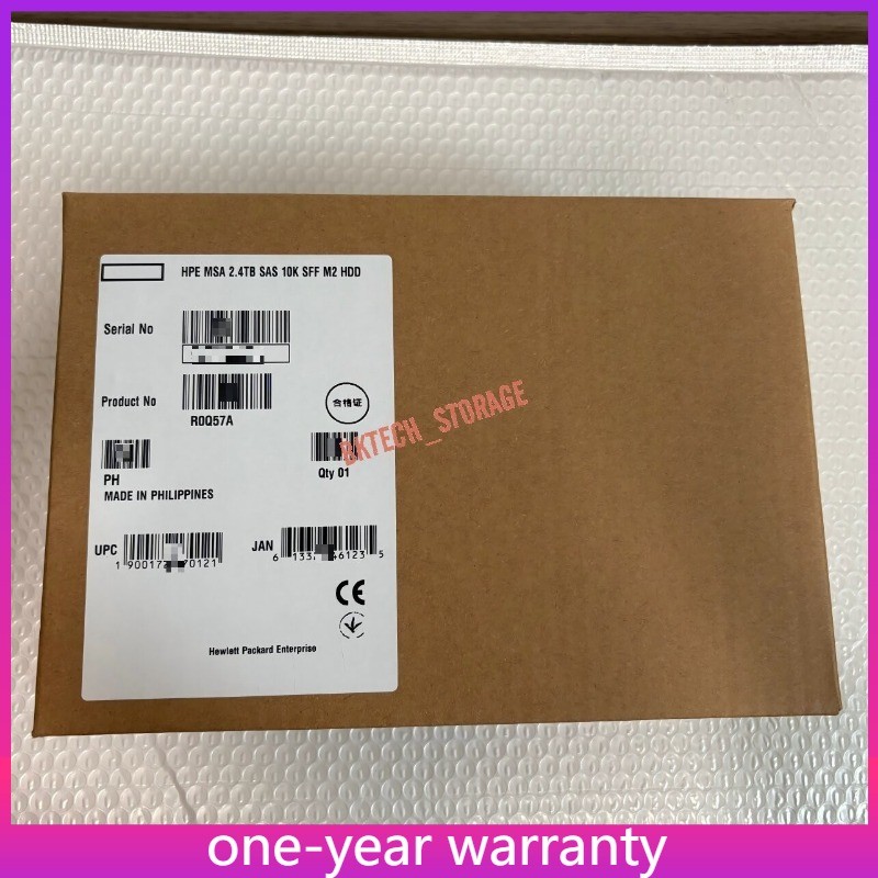 HPE MSA R0Q57A HPE P13247-001 MSA 2.4TB 10K RPM HDD 2.5'' SFF SAS M.2 (R0Q57A) H