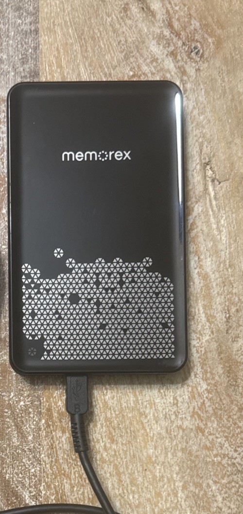 Memorex 2.5 Portable HDD - 320GB Hard Disk Storage with USB Cable