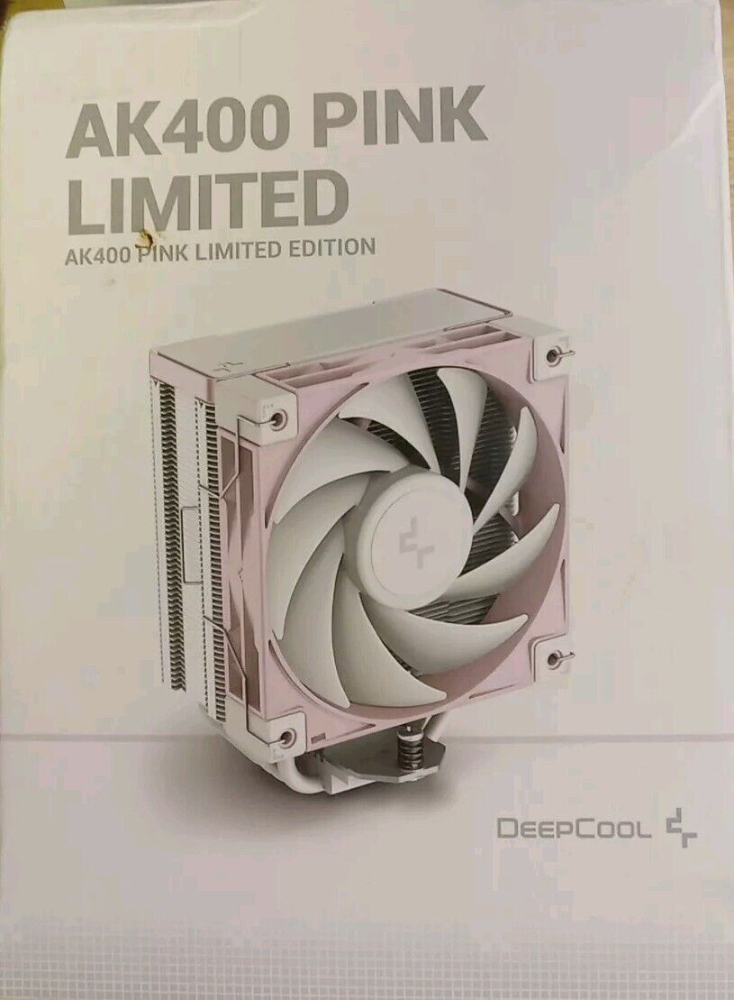 DeepCool AK400 Pink Limited 120mm CPU Fan with Heatsink New R-AK400-WPNPMN-G