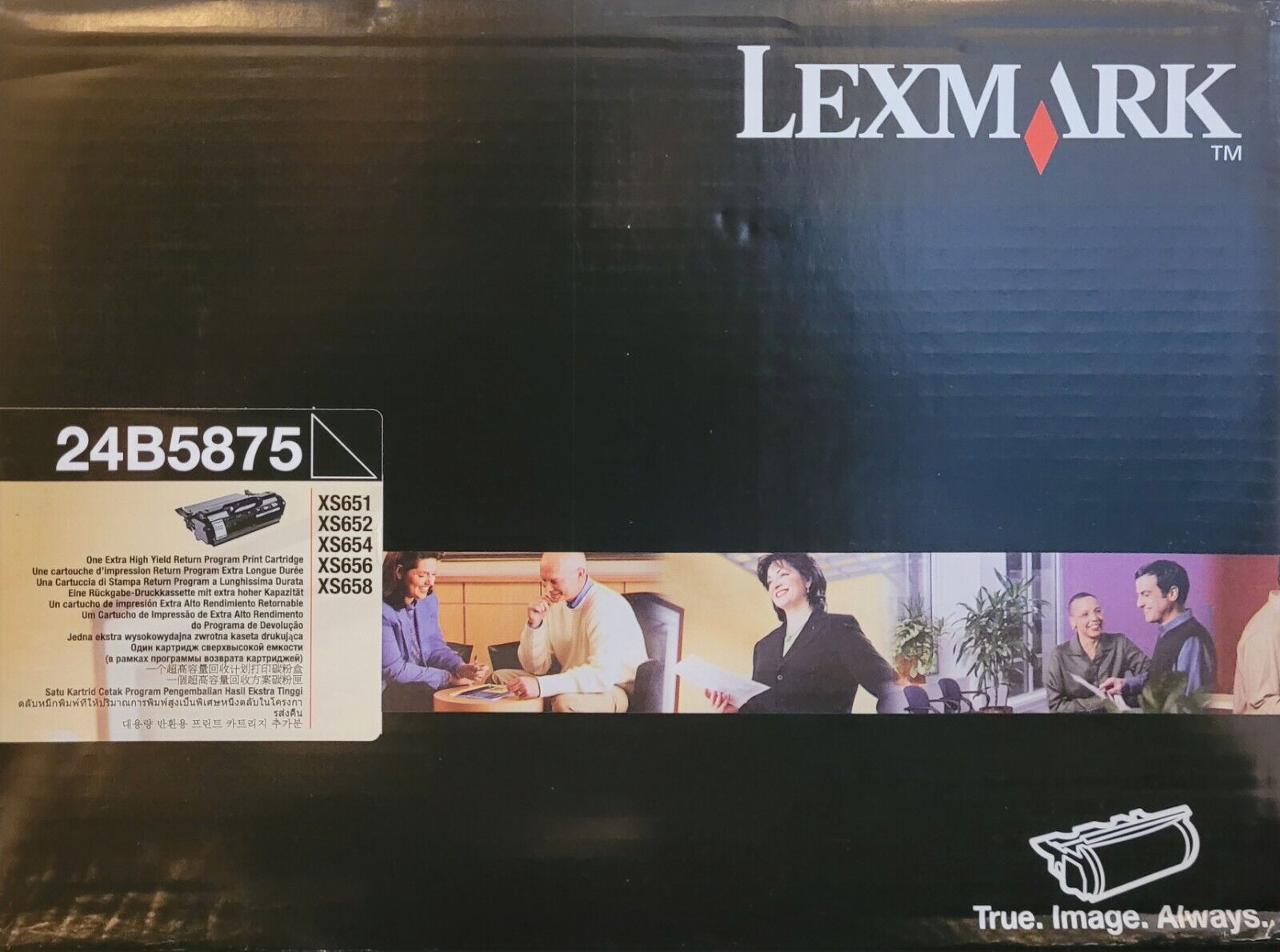 Genuine Lexmark 24B5875 Black Extra High Yield Return Program Toner Cartridge