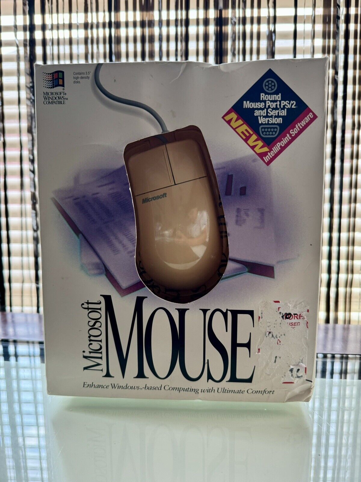 Vintage Microsoft Mouse2.0 w/Intellipoint Software Windows 95