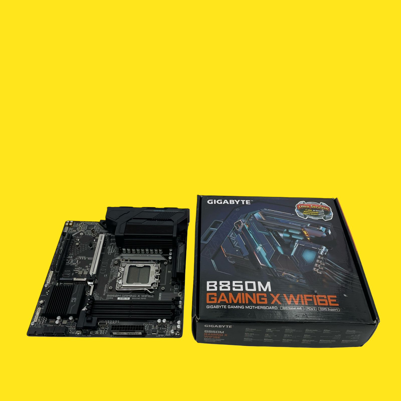 AS/IS GIGABYTE B850M GAMING X WIFI6E AMD AM5 Motherboard #4204 Z37/5