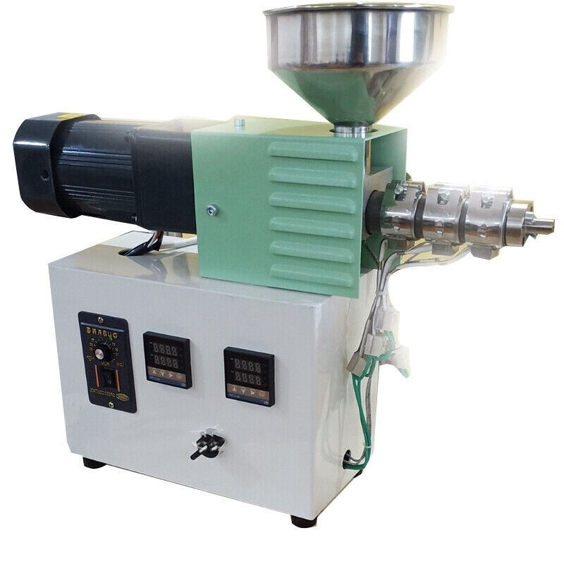 220V  Plastic Desktop Injection Molding Machine Single Screw Extruder