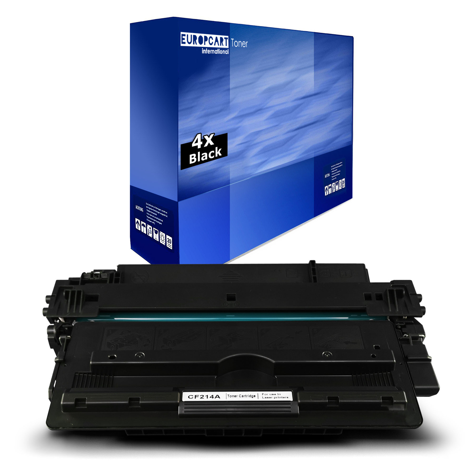 4x Eurotone Compatible Toner Cartridge Black For HP LaserJet P-3015-N