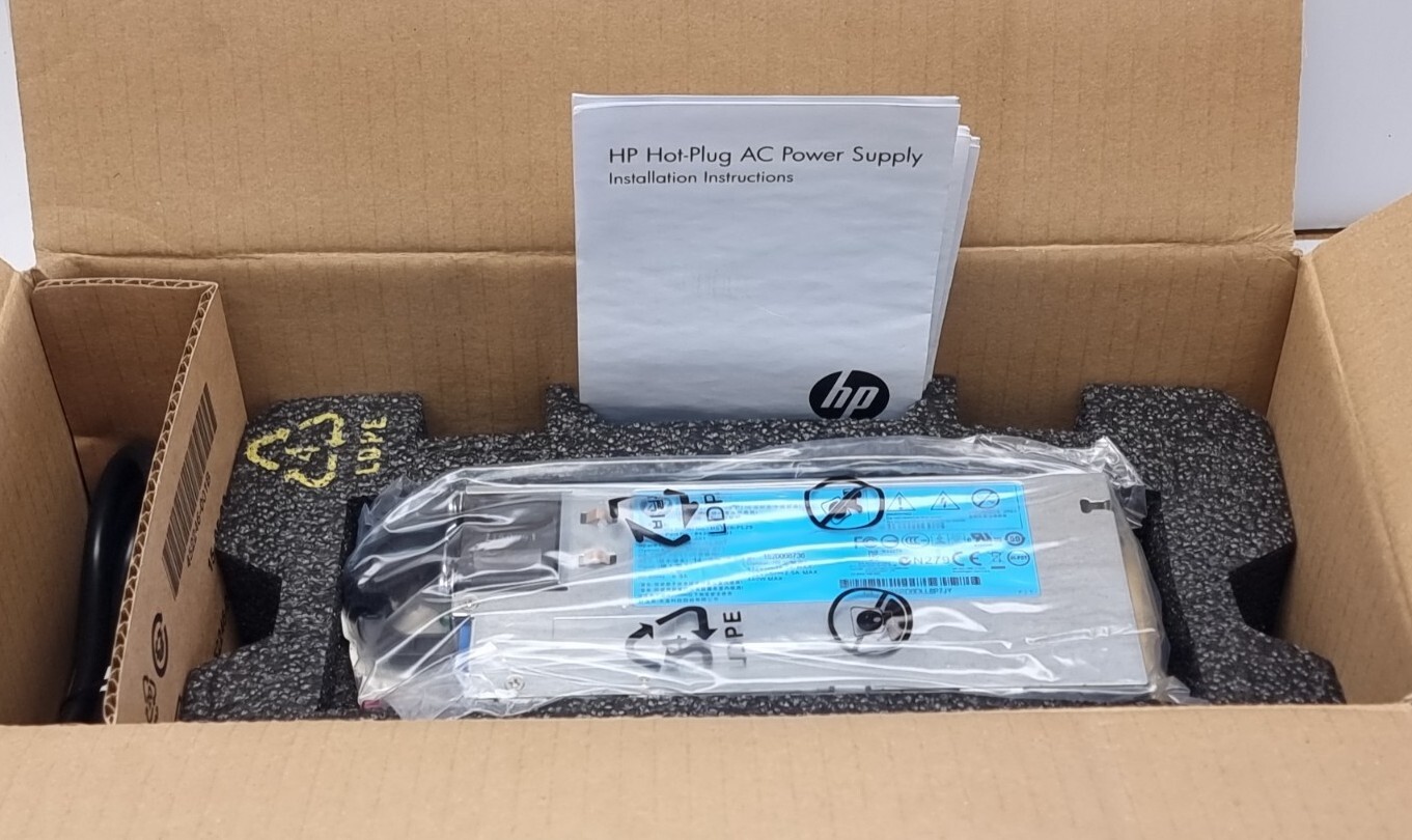 HP HSTNS-PL28 643954-201 460W Common Slot Platinum Plus Hot Plug Power Supply G8