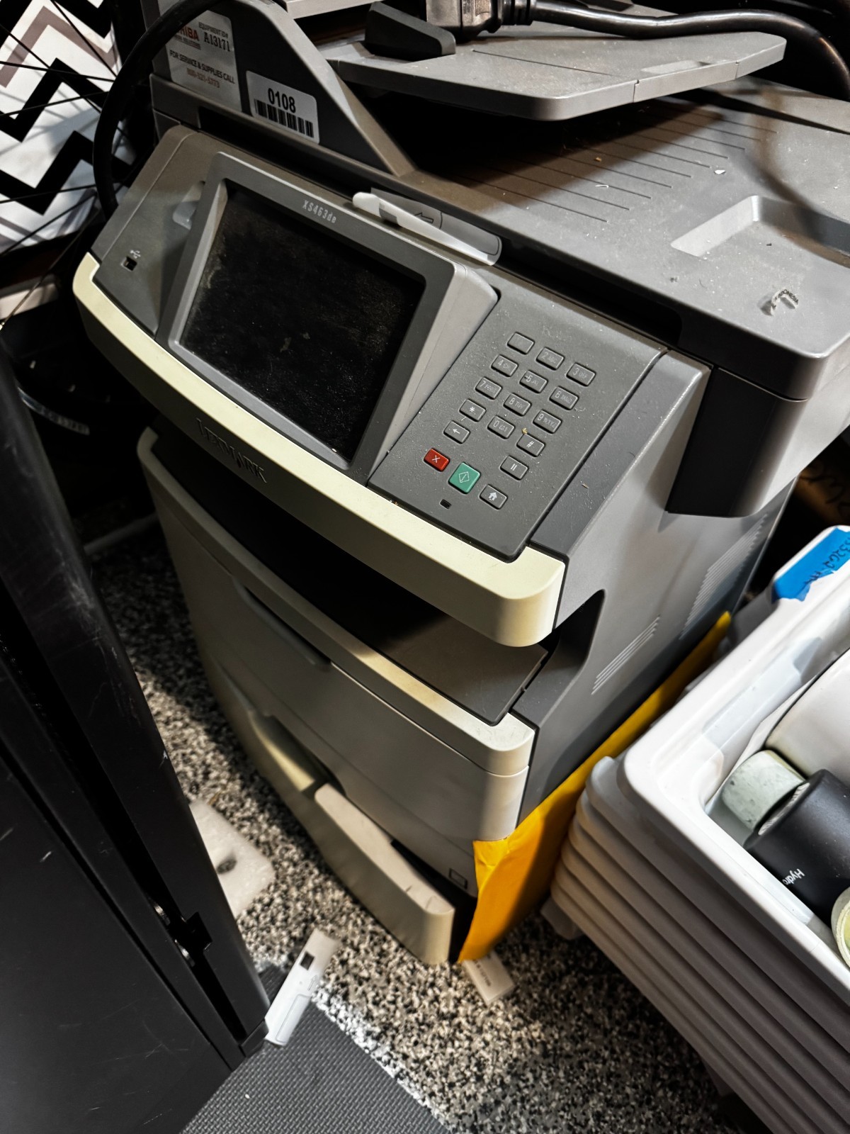 Lexmark xs463de Fax, Scanner, and copy Machine- Printer