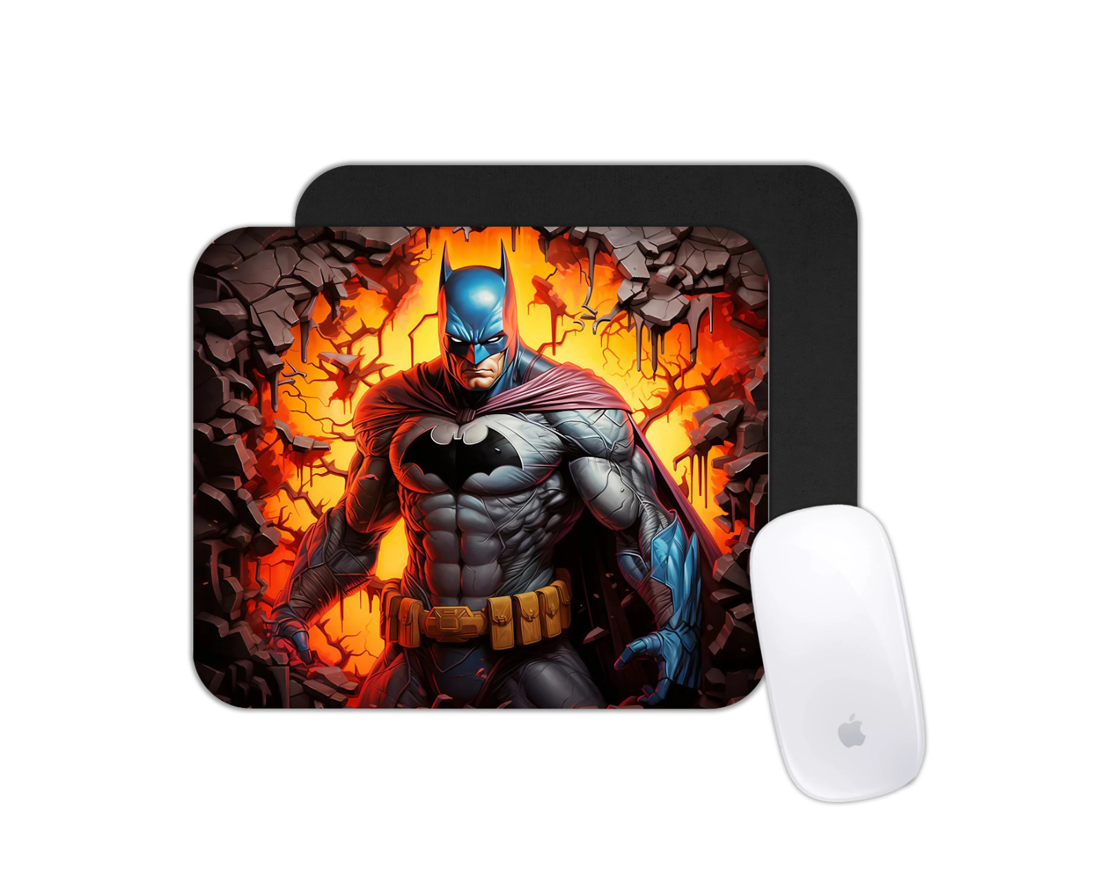 Batman Comic Book Hero Mouse Pad - Office Desk Mat Theme Gift