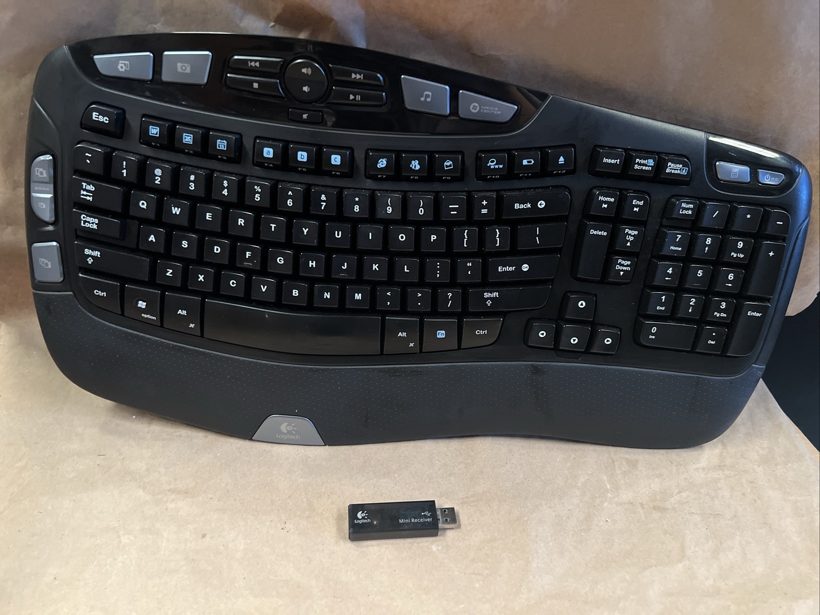 Logitech Wave Ergonomic Wireless Keyboard Y-RCP140