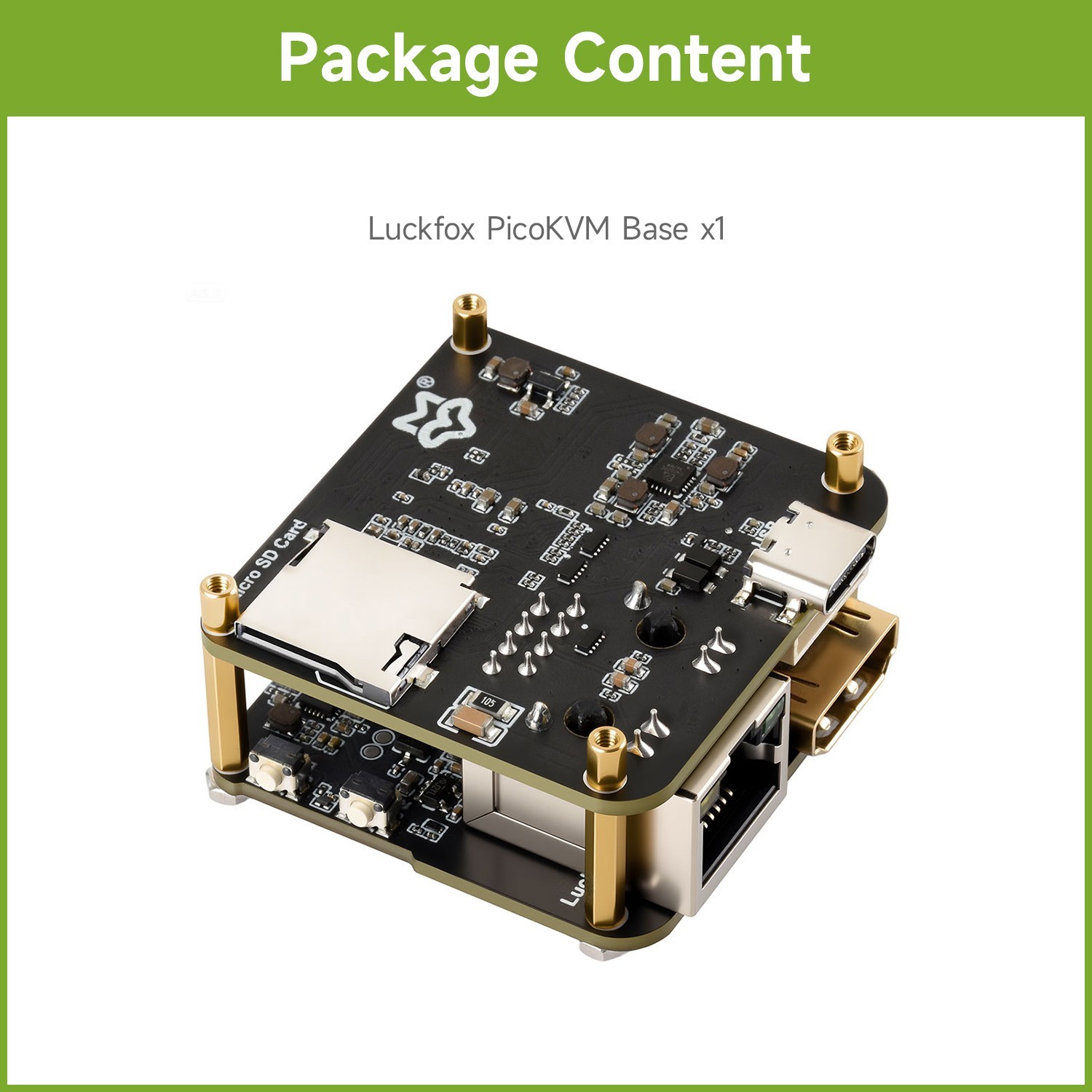 Waveshare Luckfox PicoKVM Lightweight IP KVM Remote Management Tool
