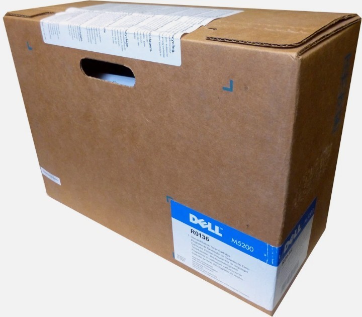 New Genuine Factory Sealed Dell R0136 Black Toner Cartridge M5200