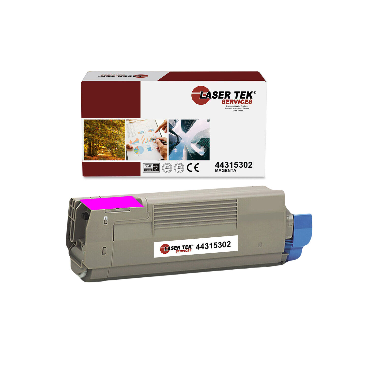 LTS 44315302 Magenta Compatible for Okidata C610cdn C610dn Toner Cartridge