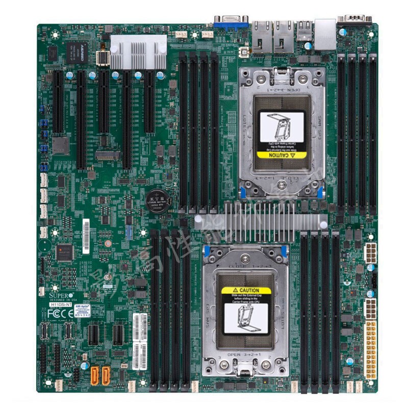 SuperMicro H11DSI-NT Rev2.0 128-core Server Motherboard Dual Gigabit Ethernet