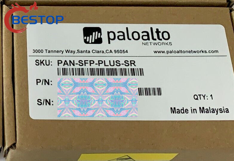 Palo Alto PAN-SFP-PLUS-SR SR 10Gb 光学收发器, 短距离 300 米, OM3 MMF-