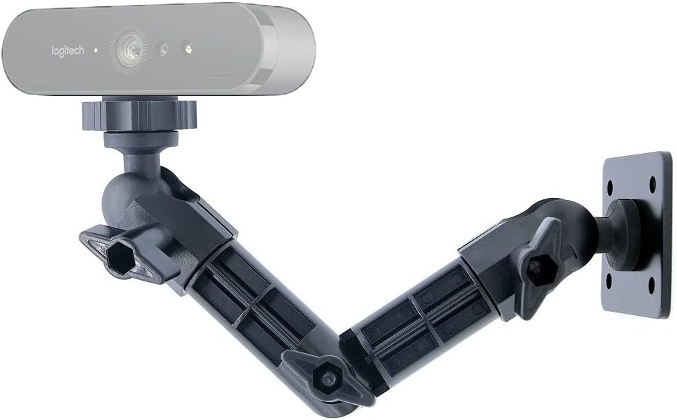Brio Webcam Mount Wall Stand Holder Compatible With Logitech C920s C925e C922x C