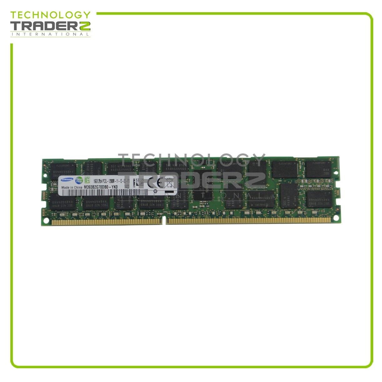 M393B2G70DB0-YK0 Samsung 16GB PC3-12800 DDR3-1600MHz ECC REG Dual Rank Memory