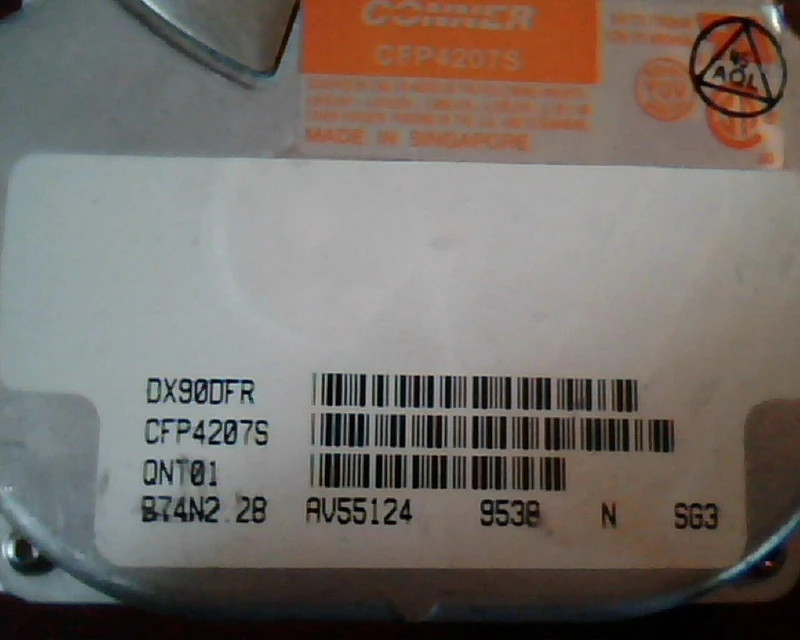 CFP4207S conner / seagate 4.2GB scsi drive 50 pin