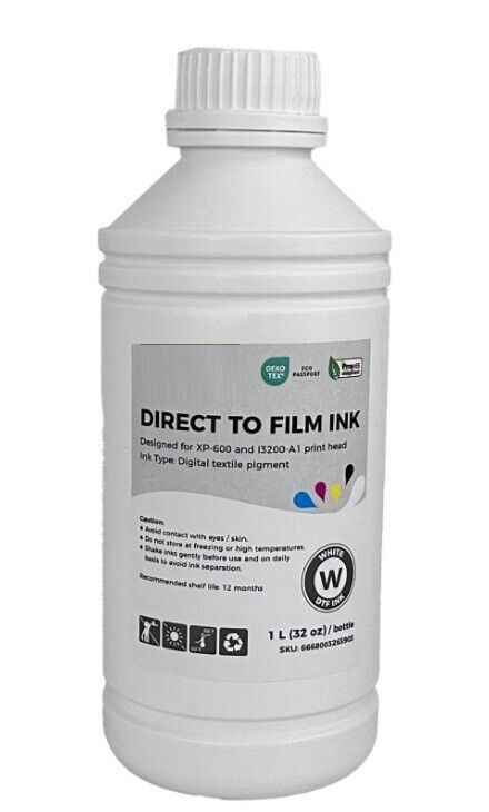 PREMIUM QUALITY COMPATIBLE WHITE DTF BULK INK REFILL FOR EPSON (1,000ML)